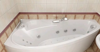 Установка угловой ванны в Санкт-Петербурге - профессиональный монтаж от СантехДомСнк от 3160 рублей